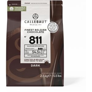 Callebaut N? 811 - Finest Belgian 54.5% Dark Chocolate Callets - 2.5kg Callebaut N? 811 - Finest Belgian 54.5% Dark Chocolate Callets - 2.5kg