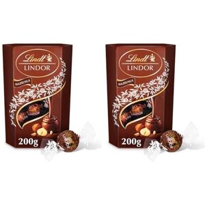 Lindt Lindor Hazelnut Chocolate Truffles Box Chocolate Balls with a Smooth Melti Lindt Lindor Hazelnut Chocolate Truffles Box Chocolate Balls with a Smooth Melti