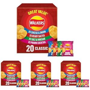 Walkers Classic Variety Multipack Crisps Box 20x25g (Pack of 4) Walkers Classic Variety Multipack Crisps Box 20x25g (Pack of 4)