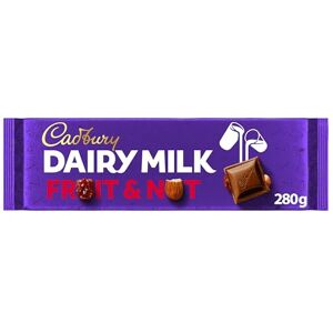 Cadbury Dairy Milk Fruit & Nut Chocolate Bar, The Classic Creamy Taste, Sharing Cadbury Dairy Milk Fruit & Nut Chocolate Bar, The Classic Creamy Taste, Sharing