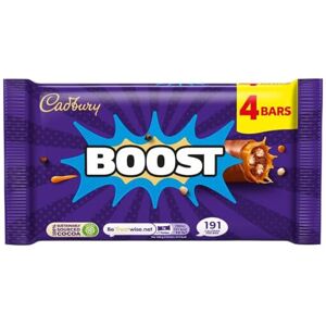Cadbury Boost Original Chocolate Bars Filled With Biscuit & Cocoa With Chewy Car Cadbury Boost Original Chocolate Bars Filled With Biscuit & Cocoa With Chewy Car