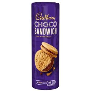 Cadbury Choco Sandwich Biscuit, Chocolate Filled Biscuits for Snacking, 260 g (P Cadbury Choco Sandwich Biscuit, Chocolate Filled Biscuits for Snacking, 260 g (P