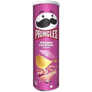 Pringles Prawn Cocktail Flavour Crisps 185g - Bold, Shareable Snack in a Re-seal Pringles Prawn Cocktail Flavour Crisps 185g - Bold, Shareable Snack in a Re-seal