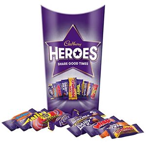 Cadbury Heroes Chocolate Carton, Assorted Miniature Chocolates for Sharing, 290 Cadbury Heroes Chocolate Carton, Assorted Miniature Chocolates for Sharing, 290