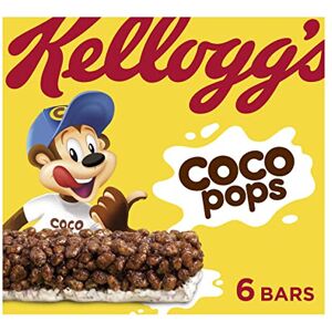 Kelloggs Kellogg's Coco Pops Cereal and Milk Bars Box, 6 x 20g Kelloggs Kellogg's Coco Pops Cereal and Milk Bars Box, 6 x 20g