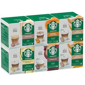STARBUCKS White Coffee Cup Variety Pack by NESCAFÉ Dolce Gusto, Coffee Capsules STARBUCKS White Coffee Cup Variety Pack by NESCAFÉ Dolce Gusto, Coffee Capsules