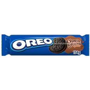 Oreo Sandwich Biscuit Filled with Choco Brownie Batter Flavoured Creme, 154 g (P Oreo Sandwich Biscuit Filled with Choco Brownie Batter Flavoured Creme, 154 g (P