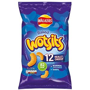 Walkers Wotsits Really Cheesy Multipack Snacks Crisps 12x16.5g Walkers Wotsits Really Cheesy Multipack Snacks Crisps 12x16.5g