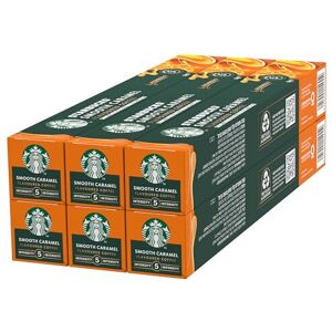 STARBUCKS Smooth Caramel Flavoured Coffee by Nespresso, Blonde Roast, Coffee Cap STARBUCKS Smooth Caramel Flavoured Coffee by Nespresso, Blonde Roast, Coffee Cap