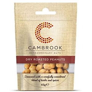 C Cambrook Extraordinary Nuts Cambrook - Dry Roasted Peanuts, 45g Bag C Cambrook Extraordinary Nuts Cambrook - Dry Roasted Peanuts, 45g Bag