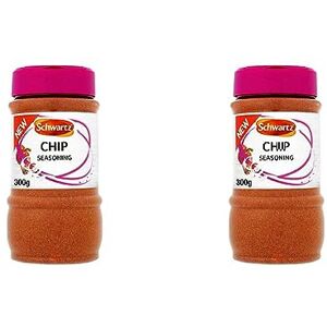 Schwartz Chip Seasoning Powder, Expertly Blended with Herbs & Spices, Spicy and Schwartz Chip Seasoning Powder, Expertly Blended with Herbs & Spices, Spicy and