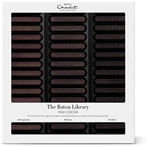 Hotel Chocolat Dark Chocolate Baton Library 45 Count (365g) Hotel Chocolat Dark Chocolate Baton Library 45 Count (365g)