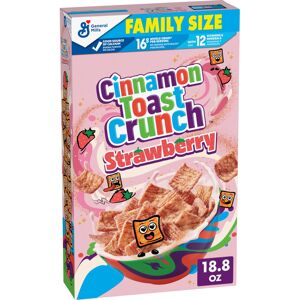 Cinnamon Toast Crunch Strawberry Cereal Family Size (532g) Cinnamon Toast Crunch Strawberry Cereal Family Size (532g)