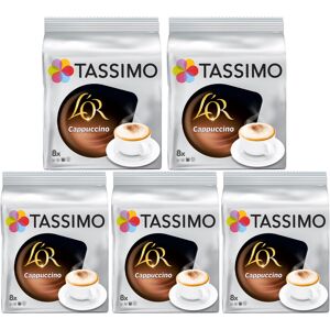 Tassimo L'Or Cappuccino Coffee Pods x8 (Pack of 5, Total 40 Pods) Tassimo L'Or Cappuccino Coffee Pods x8 (Pack of 5, Total 40 Pods)
