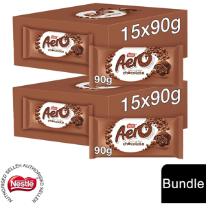 Nestle (30x Aero Milk Chocolate (30 Bars)) Nestlé Chocolate Sharing Bar (30 - 40 Bars) Nestle (30x Aero Milk Chocolate (30 Bars)) Nestlé Chocolate Sharing Bar (30 - 40 Bars)
