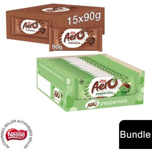 Nestle (15x Aero Milk Chocolate + 15x Aero Peppermint (30 Bars)) Nestlé Chocolate Shari Nestle (15x Aero Milk Chocolate + 15x Aero Peppermint (30 Bars)) Nestlé Chocolate Shari
