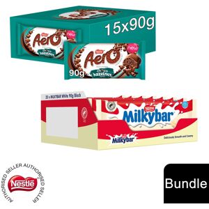 Nestle (15x Aero Hazelnut + 20x Milkybar Chocolate (35 Bars)) Nestlé Chocolate Sharing Nestle (15x Aero Hazelnut + 20x Milkybar Chocolate (35 Bars)) Nestlé Chocolate Sharing