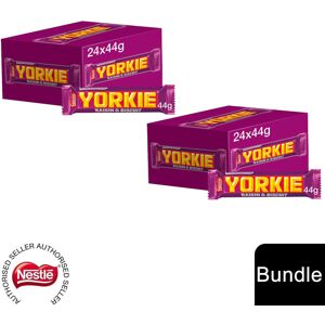 Nestle (48 x Yorkie Chocolate Bar(48 Bars)) Nestlé Chocolate Bar (48 - 144 Bars) Yorkie Nestle (48 x Yorkie Chocolate Bar(48 Bars)) Nestlé Chocolate Bar (48 - 144 Bars) Yorkie