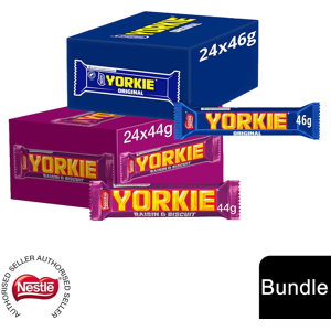 Nestle (24x Yorkie Chocolate Bar + 24x Yorkie Chunky(48 Bars)) Nestlé Chocolate Bar (48 Nestle (24x Yorkie Chocolate Bar + 24x Yorkie Chunky(48 Bars)) Nestlé Chocolate Bar (48