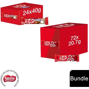 Nestle (24x KitKat Chocolate Bar + 72 x Milk 2 Finger(96 Bars)) Nestlé Chocolate Bar (4 Nestle (24x KitKat Chocolate Bar + 72 x Milk 2 Finger(96 Bars)) Nestlé Chocolate Bar (4