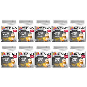 Tassimo Coffee Shop Toffee Nut Latte Coffee Pods x8 (Pack of 10, Total 80 Pods) Tassimo Coffee Shop Toffee Nut Latte Coffee Pods x8 (Pack of 10, Total 80 Pods)
