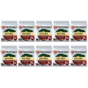 Tassimo Jacobs Caffe Crema Classico XL Coffee Pods x16 (Pack of 10, Total 160 Po Tassimo Jacobs Caffe Crema Classico XL Coffee Pods x16 (Pack of 10, Total 160 Po