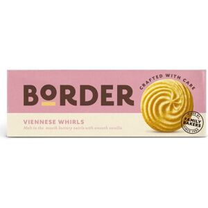 Border Biscuits Light & Buttery Viennese Whirls 145g Border Biscuits Light & Buttery Viennese Whirls 145g