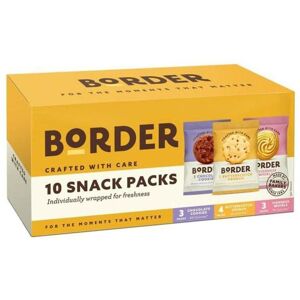 Border Biscuits 10 Snack Packs 260g Border Biscuits 10 Snack Packs 260g
