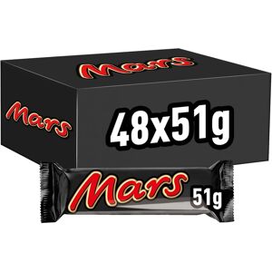Mars Chocolate Bars, Caramel, Nougat & Milk Chocolate Bulk Box, 48 x 51g, Ideal Mars Chocolate Bars, Caramel, Nougat & Milk Chocolate Bulk Box, 48 x 51g, Ideal