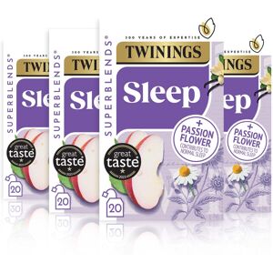 Twinings Superblends Sleep Tea - Spiced Apple & Vanilla Herbal Tea Infusion with Twinings Superblends Sleep Tea - Spiced Apple & Vanilla Herbal Tea Infusion with