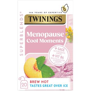 Twinings Superblends Menopause Cool Moments Peach Herbal Tea infusion with Lemon Twinings Superblends Menopause Cool Moments Peach Herbal Tea infusion with Lemon