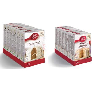 Betty Crocker Country Carrot Cake Mix 425g (Pack of 6) & Rainbow Chip Party Cake Betty Crocker Country Carrot Cake Mix 425g (Pack of 6) & Rainbow Chip Party Cake