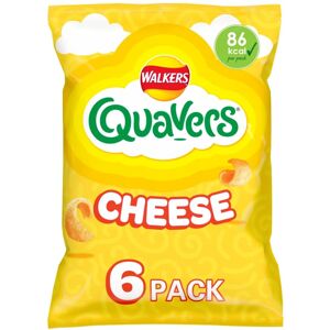 Walkers Quavers Cheese Multipack Snacks 6x16g Walkers Quavers Cheese Multipack Snacks 6x16g