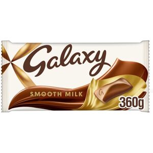 Galaxy Chocolate Bar, Smooth Milk Chocolate, 360g, Ideal for Gift, Snacks or Ham Galaxy Chocolate Bar, Smooth Milk Chocolate, 360g, Ideal for Gift, Snacks or Ham