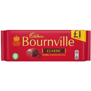 Cadbury Dairy Milk Bournville Dark Chocolate, Classic, 180g Cadbury Dairy Milk Bournville Dark Chocolate, Classic, 180g