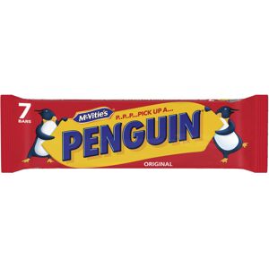 McVities McVitie's Milk Chocolate Penguin Biscuits, 7 Biscuits (Pack of 1) McVities McVitie's Milk Chocolate Penguin Biscuits, 7 Biscuits (Pack of 1)