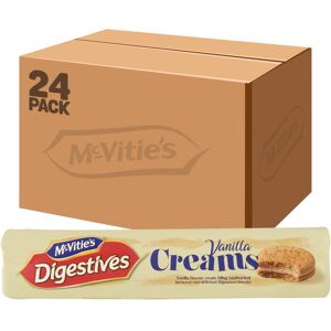 McVities McVitie's Digestives Creams Vanilla Biscuits, 168 g (24 Pack) McVities McVitie's Digestives Creams Vanilla Biscuits, 168 g (24 Pack)