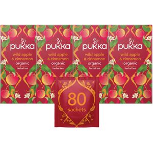 Pukka Herbs Wild Apple & Cinnamon Organic Herbal Tea - 80 Bags Pukka Herbs Wild Apple & Cinnamon Organic Herbal Tea - 80 Bags