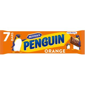 McVities McVitie's Penguin Orange Chocolate Biscuit Bar - 7 Biscuit Bars (Pack of 1) McVities McVitie's Penguin Orange Chocolate Biscuit Bar - 7 Biscuit Bars (Pack of 1)