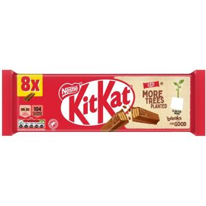 KitKat 2Finger Milk Chocolate Biscuit Bar 8pack, 8 x 20.7g KitKat 2Finger Milk Chocolate Biscuit Bar 8pack, 8 x 20.7g