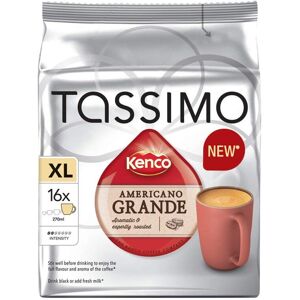 Tassimo Kenco Americano Grande (Pack of 3) 16 T-discs Tassimo Kenco Americano Grande (Pack of 3) 16 T-discs