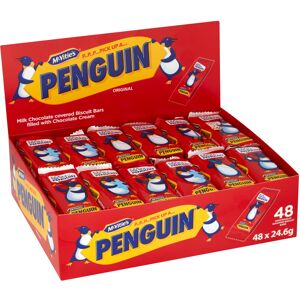 McVities McVitie's Penguin Singles Biscuit Bars 48pk McVities McVitie's Penguin Singles Biscuit Bars 48pk