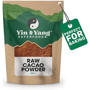 Cacao Powder 1kg, by Yin & Yang Superfoods. Pure and Raw, Baking Grade, 100% Nat Cacao Powder 1kg, by Yin & Yang Superfoods. Pure and Raw, Baking Grade, 100% Nat
