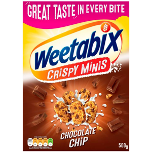 Weetabix Crispy Minis Chocolate Chip 500g Weetabix Crispy Minis Chocolate Chip 500g