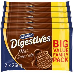 McVities McVitie's Milk Chocolate Digestive Twin Pack, 532 g (Pack of 6) McVities McVitie's Milk Chocolate Digestive Twin Pack, 532 g (Pack of 6)