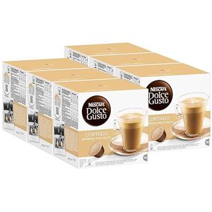 NESCAFE DOLCE GUSTO Cortado Coffee Pods x16 (Pack of 6, Total 96 Pods) NESCAFE DOLCE GUSTO Cortado Coffee Pods x16 (Pack of 6, Total 96 Pods)