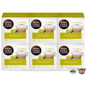 NESCAFE DOLCE GUSTO Cappuccino Coffee Pods x16 (Pack of 6, Total 96 Pods) NESCAFE DOLCE GUSTO Cappuccino Coffee Pods x16 (Pack of 6, Total 96 Pods)