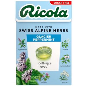 Ricola Glacier Peppermint Sugar Free Swiss Herbal Sweets, Herb Drops, Sweet Box Ricola Glacier Peppermint Sugar Free Swiss Herbal Sweets, Herb Drops, Sweet Box