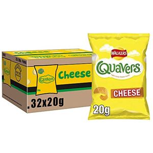 Walkers Quavers Cheese Snacks Crisps 20g (Pack of 32) Walkers Quavers Cheese Snacks Crisps 20g (Pack of 32)