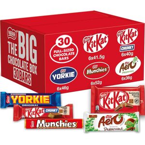 Nestle Nestl? The Big Chocolate Box, 30 x Chocolate Bars ? KitKat, KitKat Chunky, Yorki Nestle Nestl? The Big Chocolate Box, 30 x Chocolate Bars ? KitKat, KitKat Chunky, Yorki